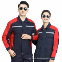 Unisex 100% cotton Safety long sleeves manufacturer work clothes engineer